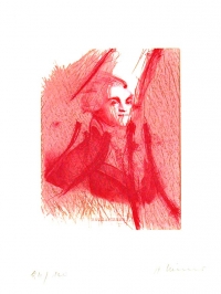 Arnulf RAINER, Robespierre  1989, rotograwiura, 94/100 Kolekcja FNAC, depozyt ©Arnulf Reiner